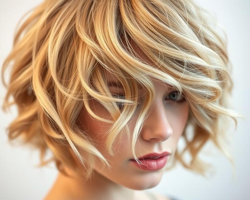 Połamane fale na krótkich włosach – modny i uniwersalny styl